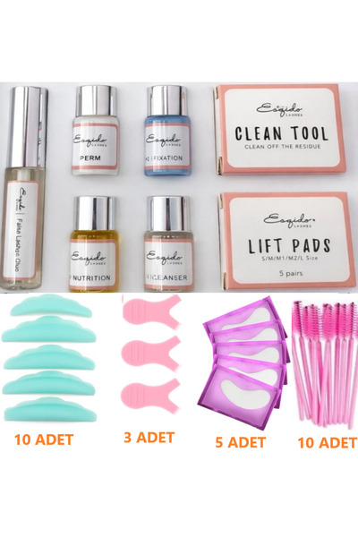 SİNKA Kirpik Lifting Seti, Lash Lift, Kaş & Kirpik Perma Seti FULL SET