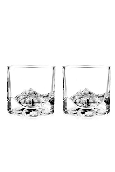 LIITON 1006970 Denali Whiskey Glasses Set, 230 ml, 2 pcs, Thickened Walls, 3D...