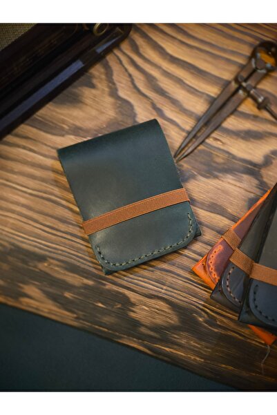 MY Leather Genuine Leather Cash Slim Thin K Card Holder Wallet