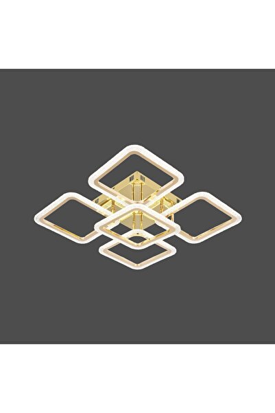 RFAN LED Chandelier, Model R9181/4+1, With Remote Control, 3 Light Types, 130...