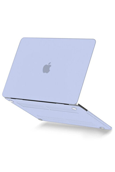 NewFace 1682123778 Macbook 13 2021 Macbook Buzlu Kapak (22321) - Lila