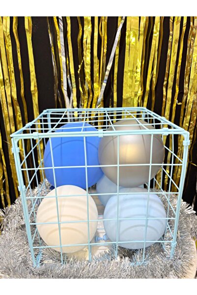 ENG PARTİ DÜNYASI Balloon Stand Blue Plastic Decorative Box – Balloons Not In...