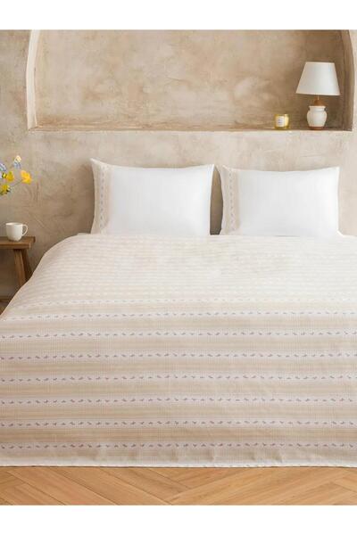 LC Waikiki imprimeu floral Set de bumbac pentru două persoane țesătură pichet...