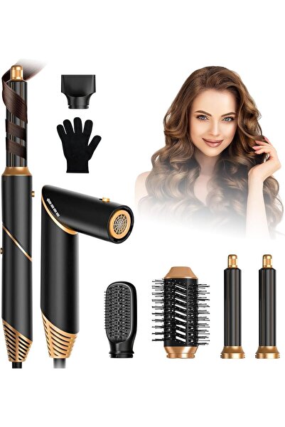 Arabest 6-in-1 Hair Dryer Brush Set, Foldable Negative Ionic Blow Dryer with ...
