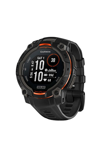 Garmin Ρολόι Instinct 3 Solar 45MM Μαύρο