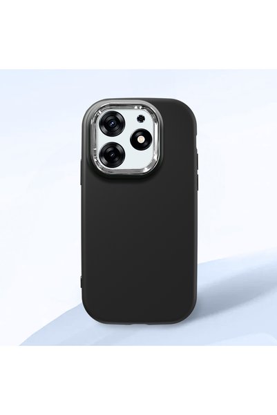 CHICASELUX Black Soft Silicone Phone Case Compatible with Tecno Spark 10 Pro ...