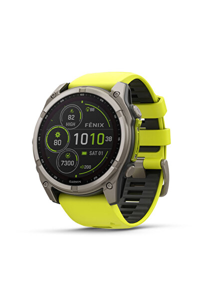 Garmin Ρολόι Fenix ​​​​8 Solar Saphire Titanium 47MM από τιτάνιο/γραφίτη