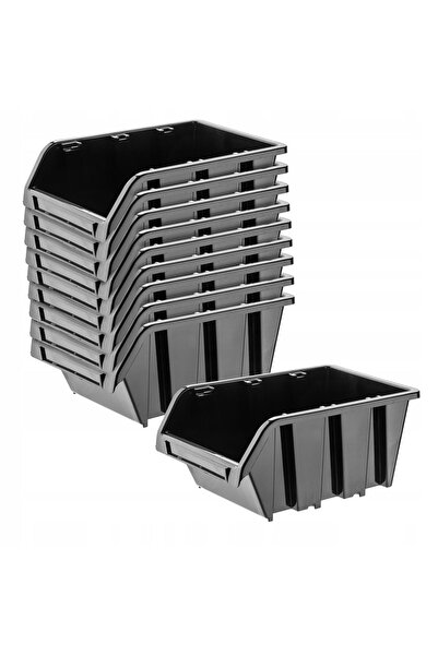 KADAX Set de 10 containere de depozitare pentru tăvi de atelier, 490x298mm
