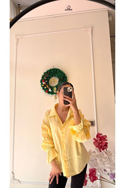 MLSİRİUS ART FLAMLI KETEN GÖMLEK