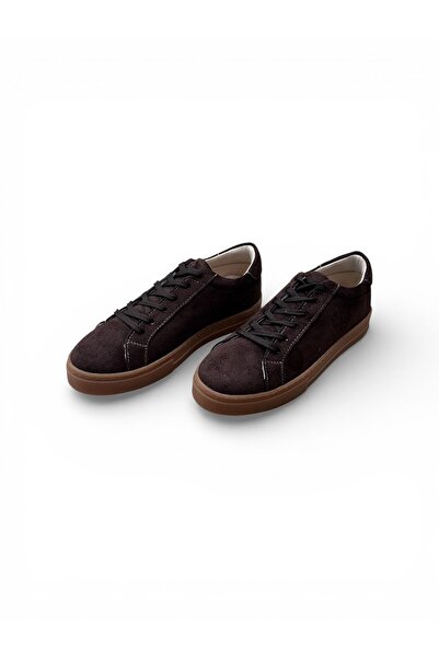 PATRON SHOES جلد سويدي حذاء نسائي برباط حذاء رياضي