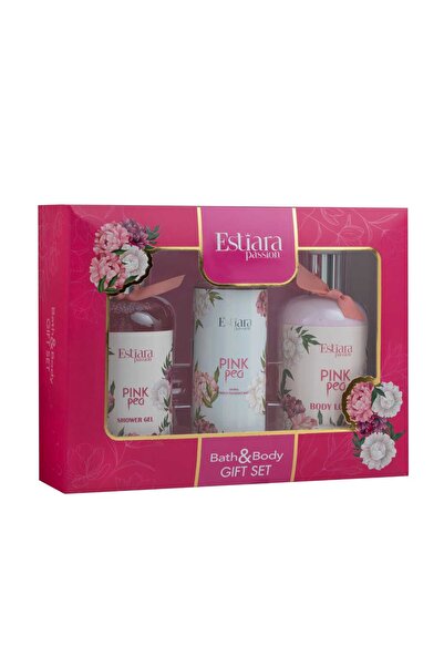Estiara Passion لوشن للجسم برائحة البازلاء الوردية 350 مل + معطر للجسم 250 مل...