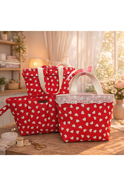 Elisss Design Fabric Set of Bag Pieces, 3 Pieces