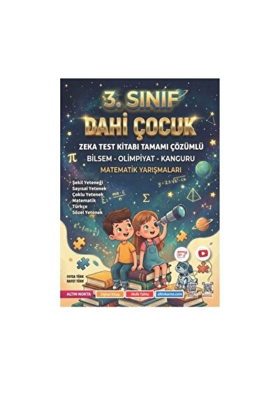 Altın Nokta Yayınevi Altın Nokta 3. Sınıf Dahi Çocuk Bilsem Kanguru Olimpiyat...