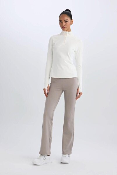 DeFacto Flare Fit Shaping / Sculpting High Waist Flared Soft Touch Sportsman ...