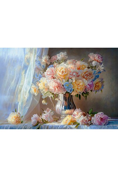 Castorland Puzzle 1500 piese - Art Collection - Pastel Peonies (Castorland-15...