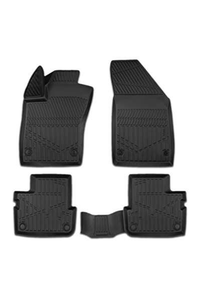 DELUXETUNING Set covorașe auto din cauciuc Fiat Tipo Egea Sedan 2016->