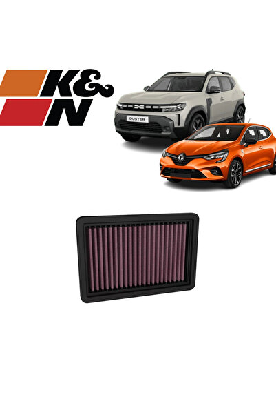 YıldızTuning فلتر هواء داسيا بنطال جوغر لوجان سانديرو K&N 1.0 SCe 1.0 TCe 202...