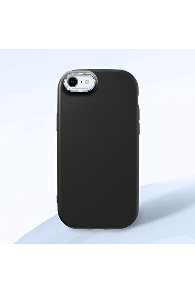 CHICASELUX حافظة هاتف من السيليكون الناعم باللون الأسود مع حماية للكاميرا متو...