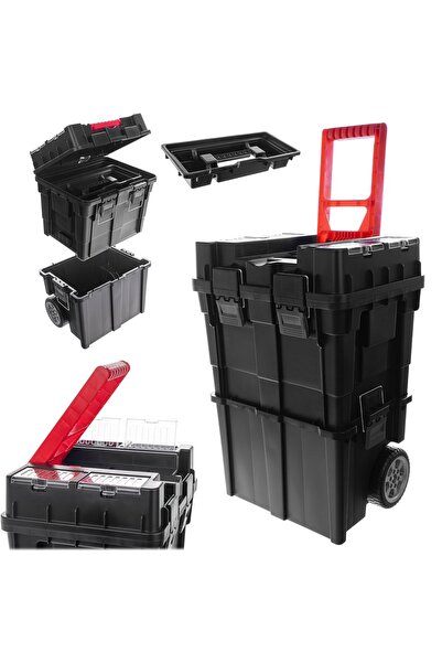 KADAX Cutie de scule cu roți, valiză modulară mare pentru atelier