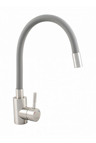 Ermetiq Baterie bucătărie INOX Țeavă flexibilă GRI ER-YX208G