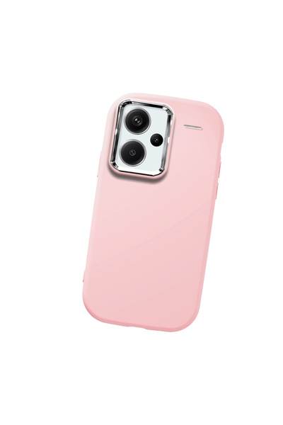 Hontinga Redmi Note 13 Pro Plus 5G Uyumlu Kamera Korumalı Pembe Yumuşak Silik...
