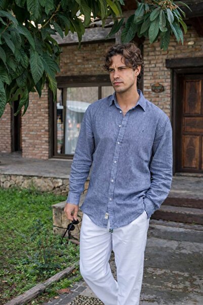 Hersley New Season Men's Linen Shirt