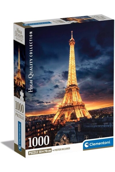 CLEMENTONI Παζλ 1000 κομμάτια - Πύργος του Άιφελ (Clementoni-39703)