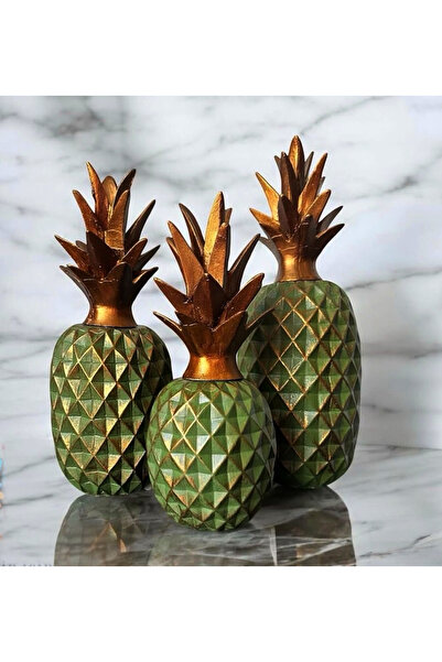 bideppo.com Bideppo El Sanatı 3'lü Ananas Figür Biblo