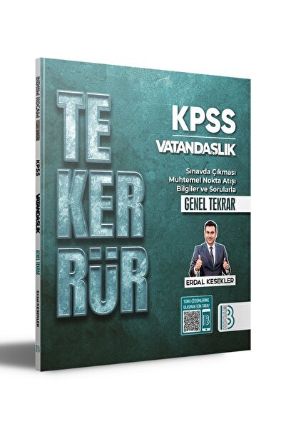 Benim Hocam Yayınları TEKERRÜR KPSS Vatandaşlık Genel Tekrar Kampı