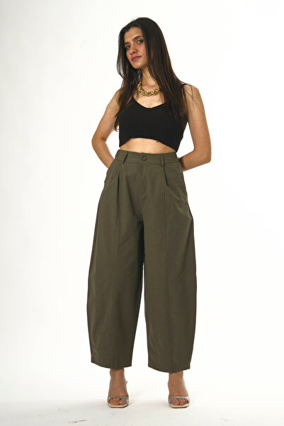 ABBRA Women's Cotton Pack Elastic Waist Shalwar Trousers