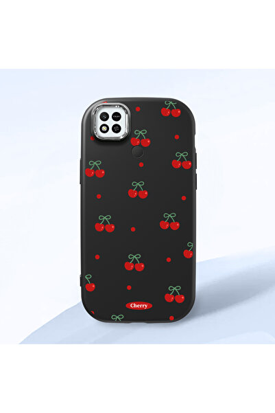 ucuc حافظة سيليكون سوداء متوافقة مع هاتف Redmi 9C/10A مع حماية للكاميرا ماصّ ...