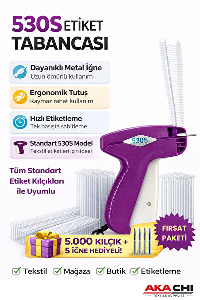 AKA CHI 530S Etiket Tabancası Kılçık Tabancası – Tekstil Etiketleme Tabancası...