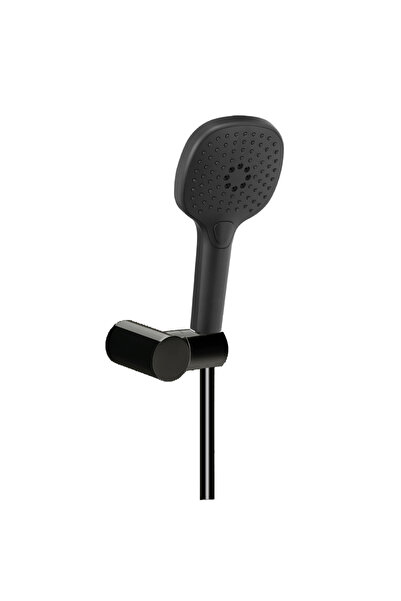 CELESTA Set de duș manual cu suport de perete Modum 1010415, negru mat, 3 mod...