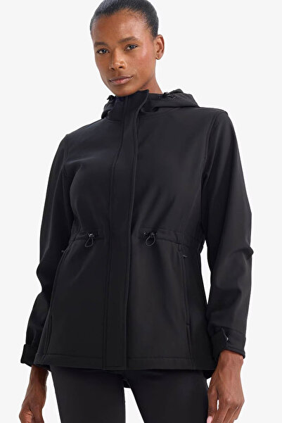 DeFacto Υδροαπωθητικό K με κουκούλα Μπουφάν με φερμουάρ F8019AX26SP