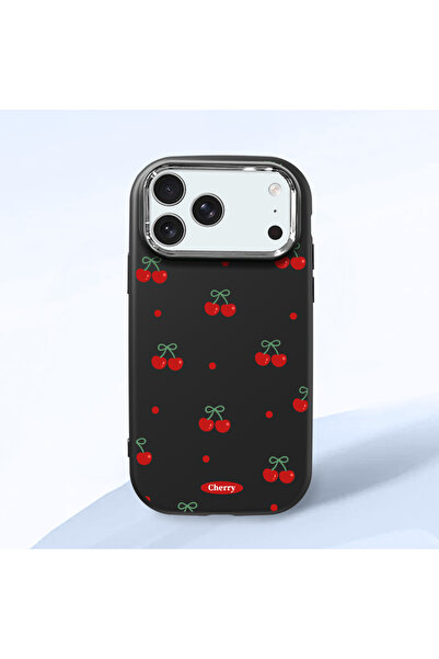 ucuc حافظة سيليكون سوداء متوافقة مع هاتف iPhone 17 Pro Max مع حماية للكاميرا ...