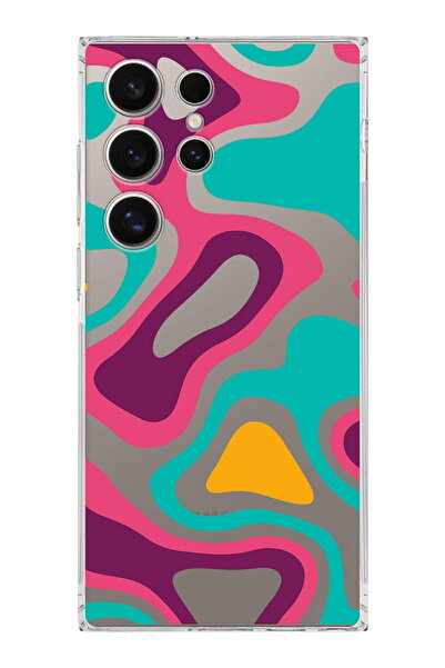 PrintiFy Samsung S26 Ultra Compatible Transparent Silicone Case with Camera P...