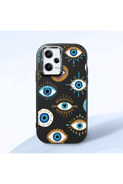 ucuc Redmi Note 12 Pro 5G Uyumlu Darbe Emici Kamera Korumalı Siyah Silikon Kı...