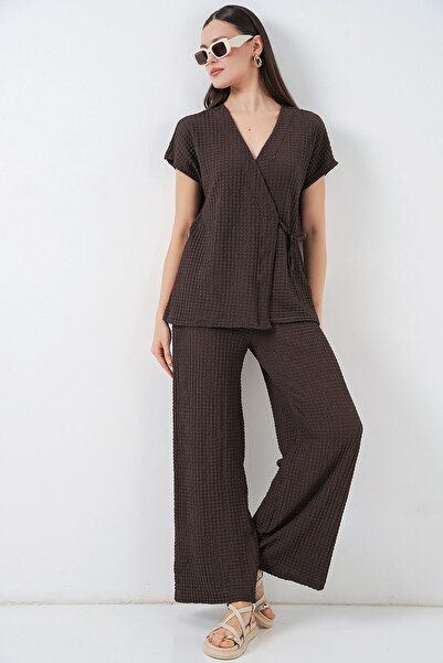 Hiccup BDART Με υφή Κοστούμι δύο τεμαχίων με λεπτομέρεια δεσίματος στο λαιμό ...