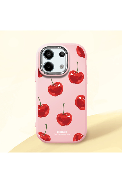 ucuc حافظة سيليكون وردية متوافقة مع هاتف Redmi Note 13 Pro 5G مع حماية للكامي...