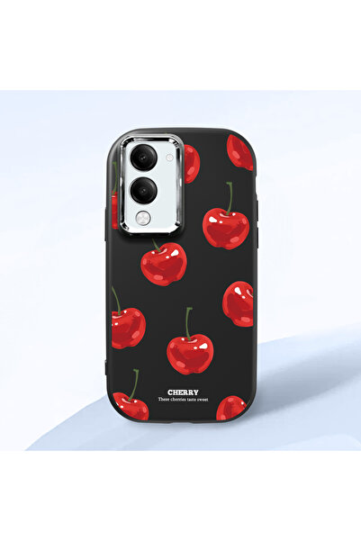 ucuc حافظة سيليكون سوداء متوافقة مع ماصّ للصدمات كاميرات من Vivo Y19S GT، حاف...