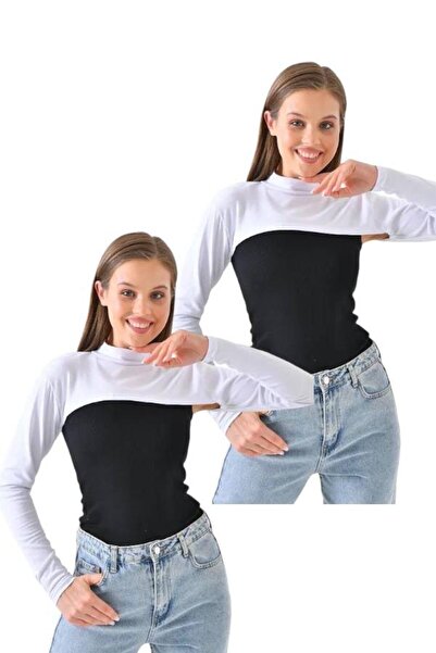 ALDAIYR 2 Pcs Neck Collar Sleeves for Islamic Clothing