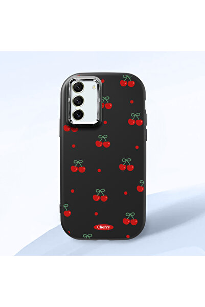 ucuc حافظة سيليكون سوداء متوافقة مع هاتف سامسونج جالاكسي S21 FE مع حماية للكا...