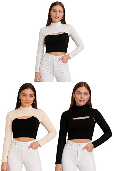 ALDAIYR 3 Pcs Neck-Collar Sleeves for Hijab Wear