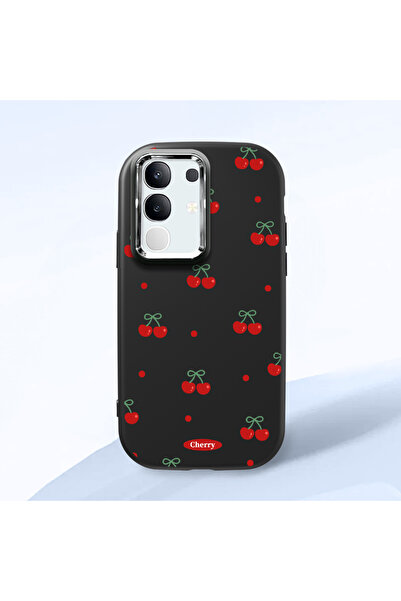 ucuc حافظة سيليكون سوداء متوافقة مع هاتف Vivo Y29 4G مع حماية للكاميرا ماصّ ل...