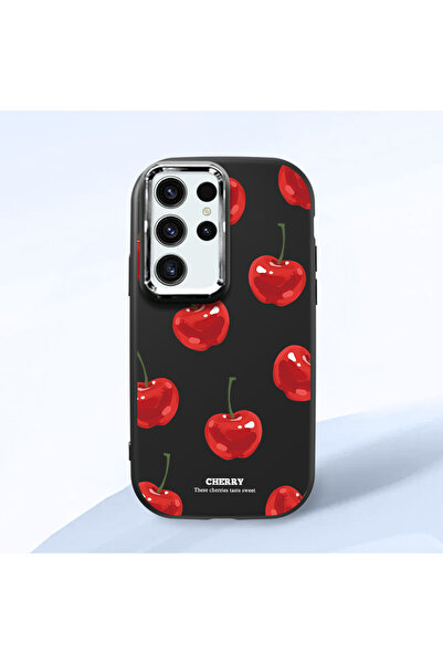 ucuc حافظة سيليكون سوداء متوافقة مع هاتف سامسونج جالاكسي S24 الترا مع حماية ل...