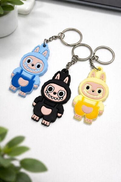 Filiya 3-Pack Labubu Keychain and Bag Accessories