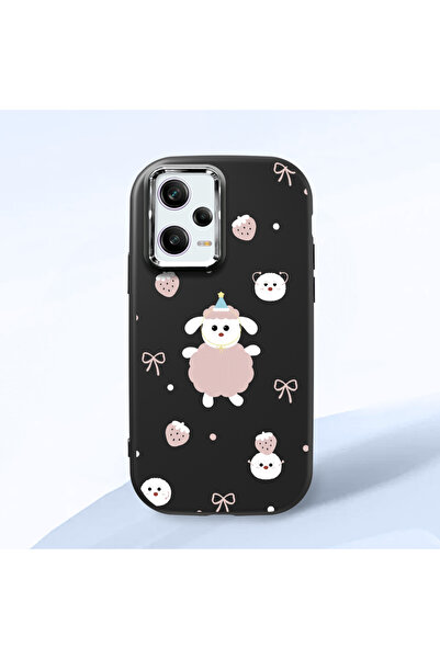 ucuc حافظة سيليكون سوداء متوافقة مع Redmi Note 12 Pro Speed ​​مع ماصّ للصدمات...