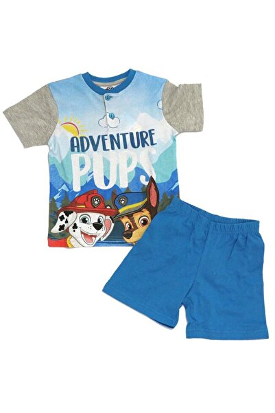 Disney Summer Pajama, Cotton, Aventure Pups, Blue