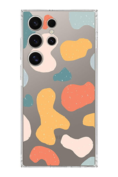 PrintiFy Samsung S26 Ultra Compatible Camera Protected Grunge Design Transpar...