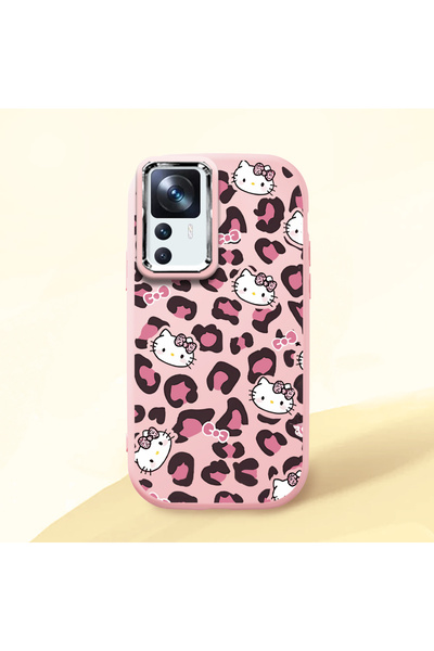 ucuc Mi 12T/12T Pro Compatible Shock-Absorbing Camera Protected Pink Silicone...